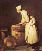 Jean Baptiste Simeon Chardin The Scullery Maid USA oil painting artist